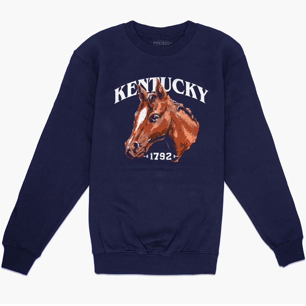 Vintage Navy Blue Kentucky Crew Neck